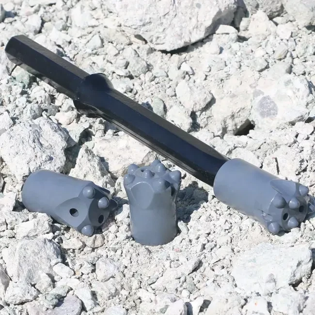 34mm taper drill bit button bits tapered rock drill bits for mining